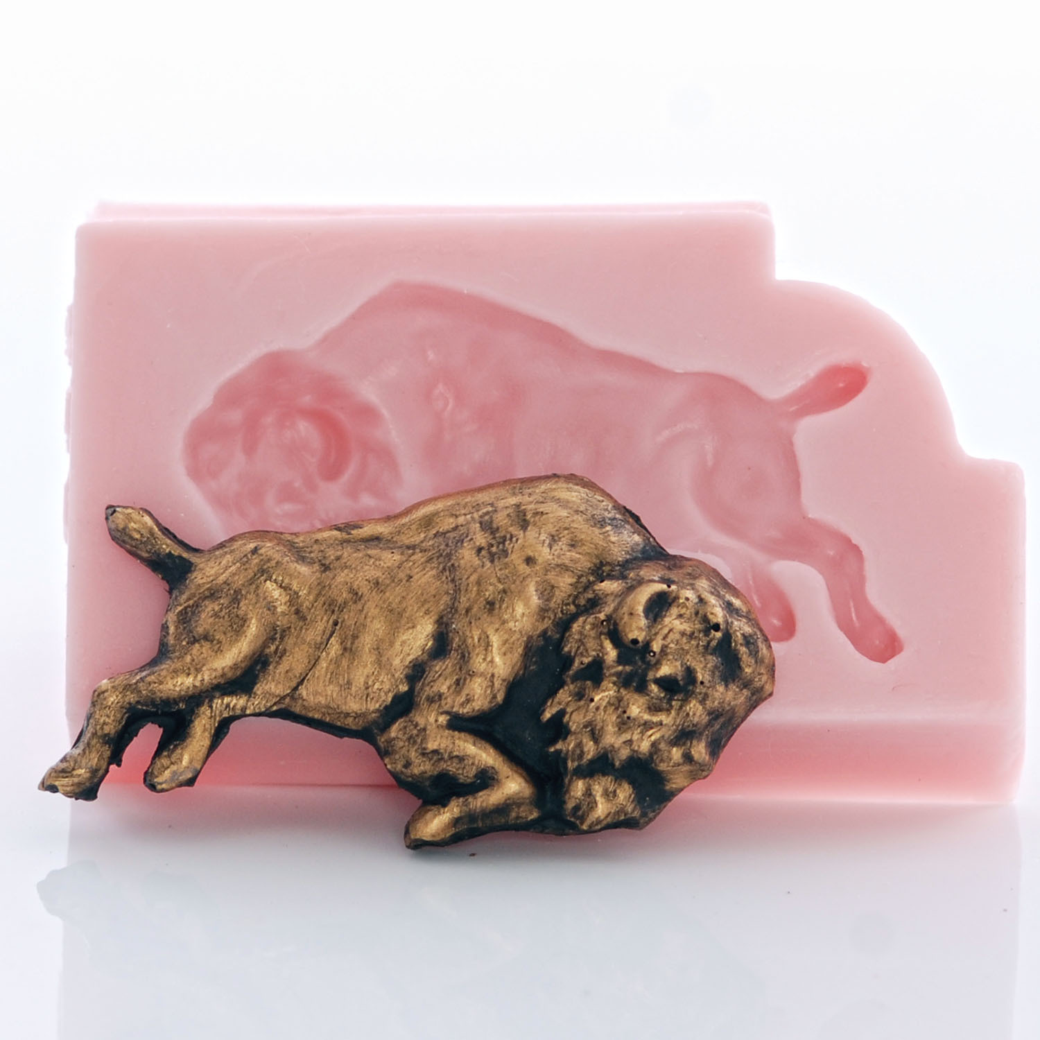 Silicone Buffalo Mold Fondant Candy Sugar Art Resin Polymer Clay Metal Clay (953 gallery