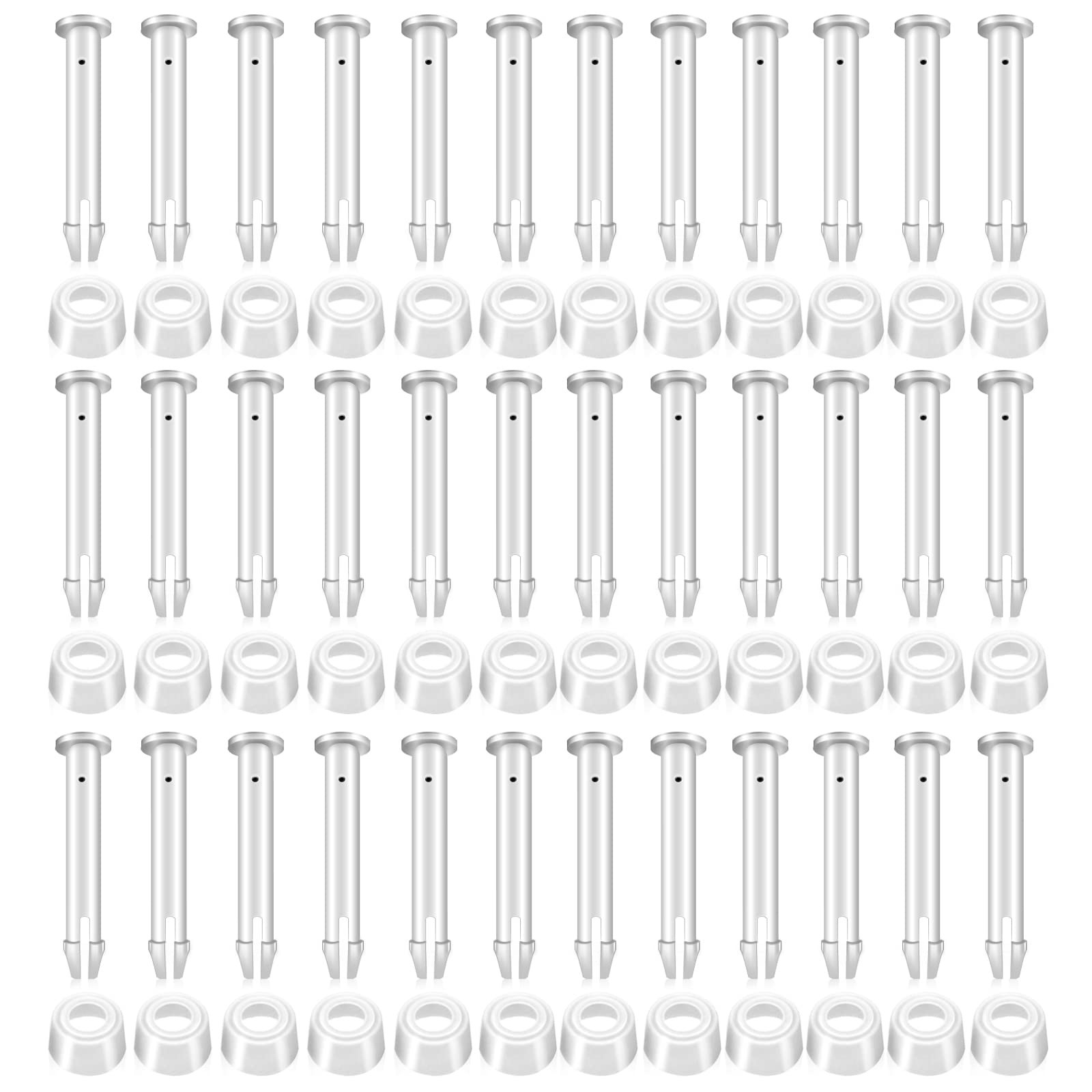 36Pcs Plastic Pool Joint Pins & Seals Compatible with 2.36 Inch, White gallery