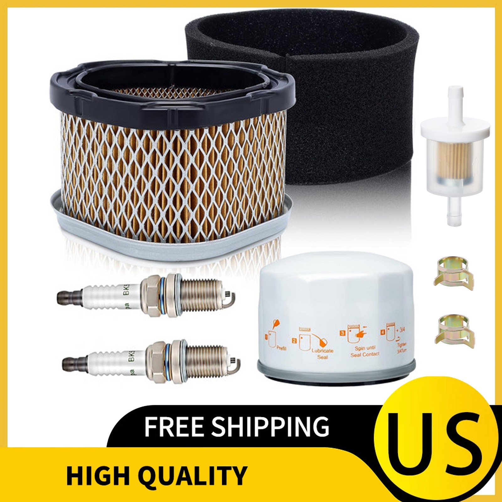 GY20574 LG191 Air Filter Kit for John Deere AM123553 AM121608 LX173 LT133 LT155 gallery