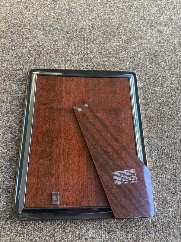 Christofle Silver Tone Rectangle Large Picture Frame 11”x9” gallery