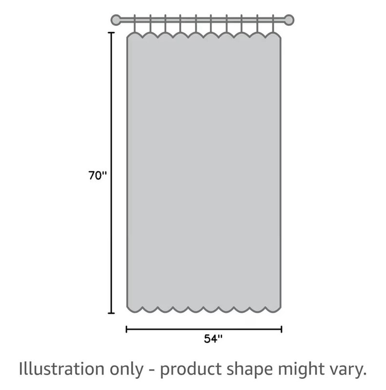 Hookless It's A Snap! PEVA Snap-In Replacement Shower Curtain Liner 70x54" Frost gallery