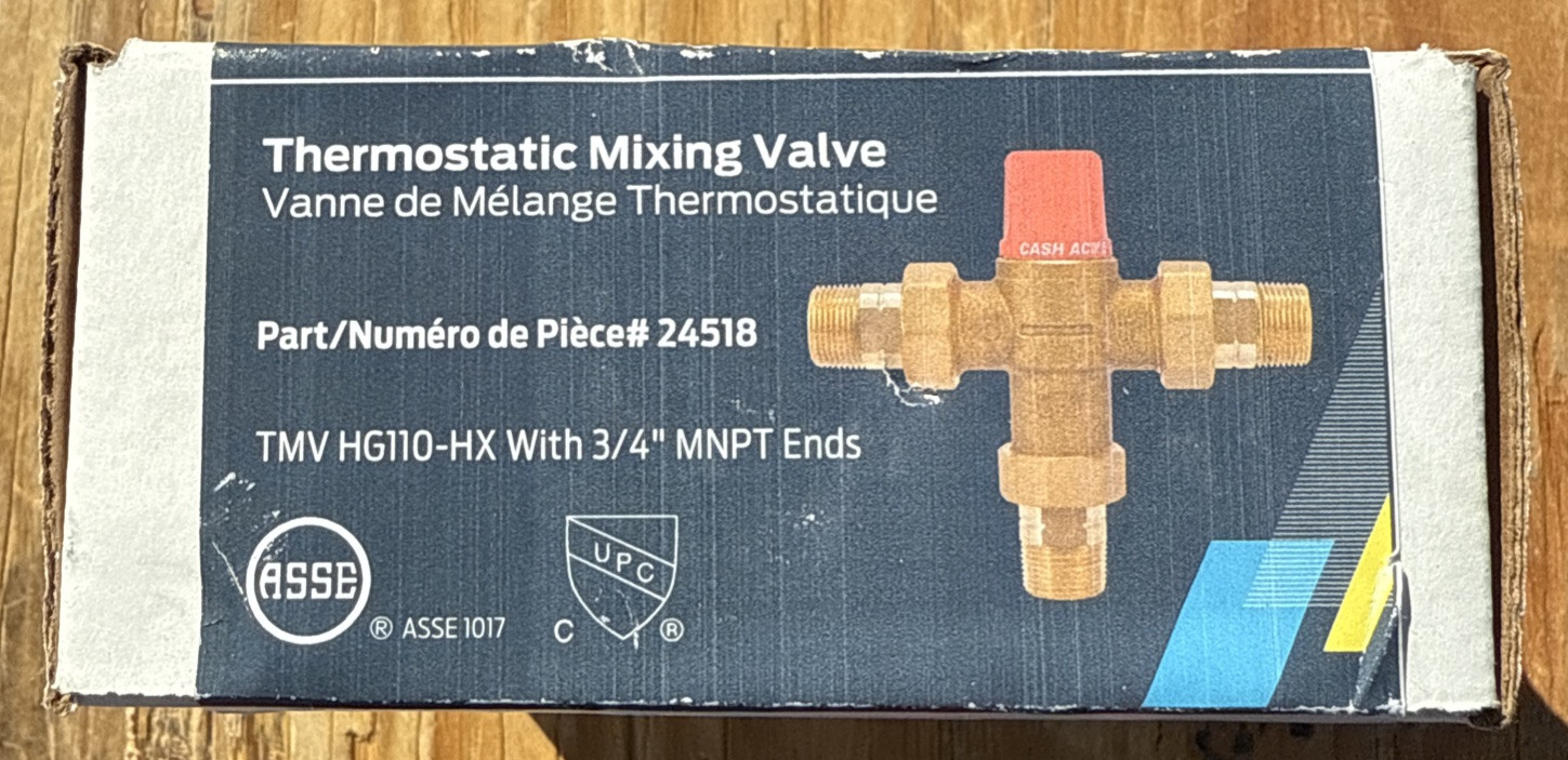 3/4 Inch Thermostatic Mixing Valve - Control Temperatures Safely & Effortlessly gallery