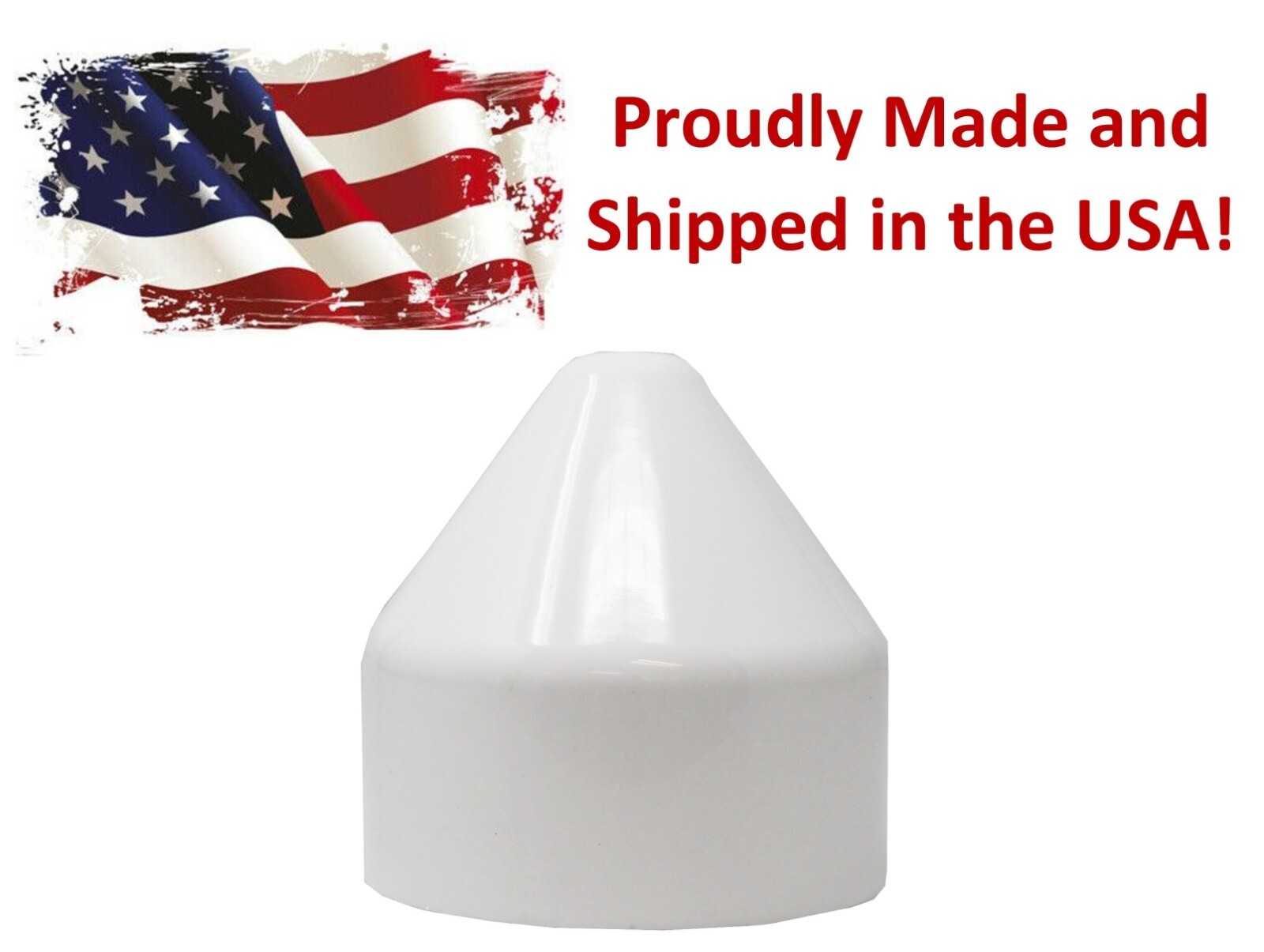White Plastic PVC Pipe 4" Cone Style Cap for 4" Schedule 40 PVC Pipe gallery