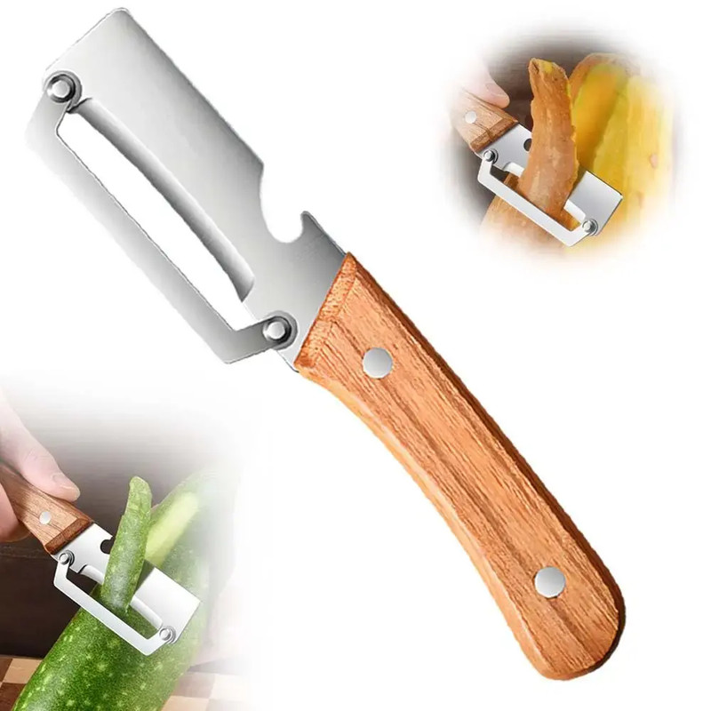 【Summervibes】Multi-Functional Vegetable Peeler for Kitchen, Ultra-Sharp Stainles gallery