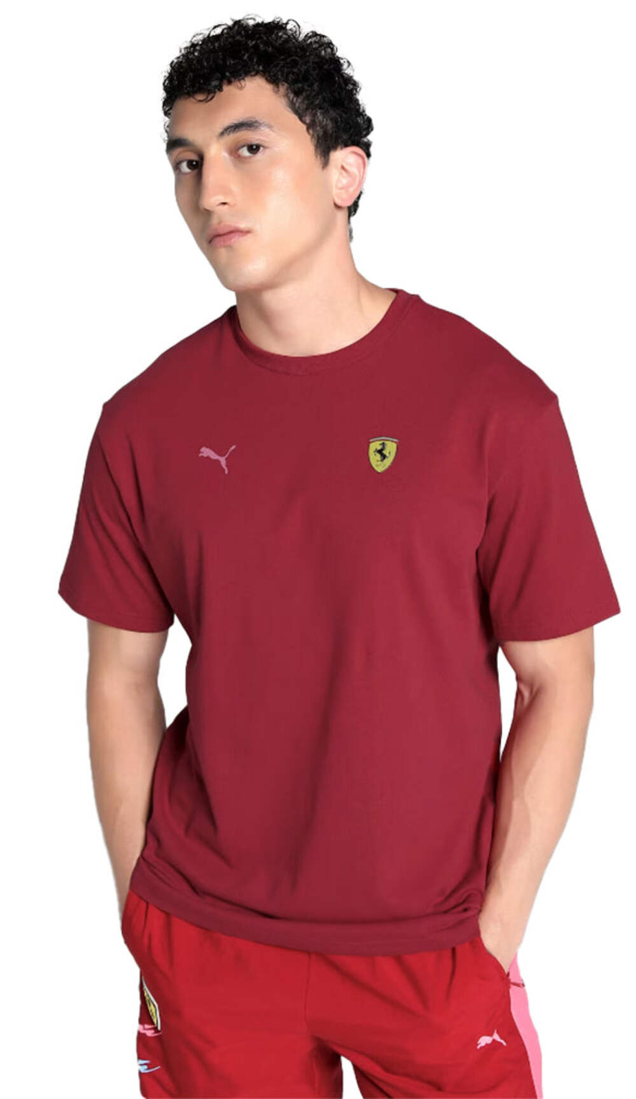 Puma Ferrari Miami GP Graphic Tee Crimson Red gallery