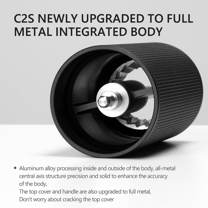 Compact Chestnut C2S Hand Coffee Grinder - Double Bearing for Precision Grinding gallery