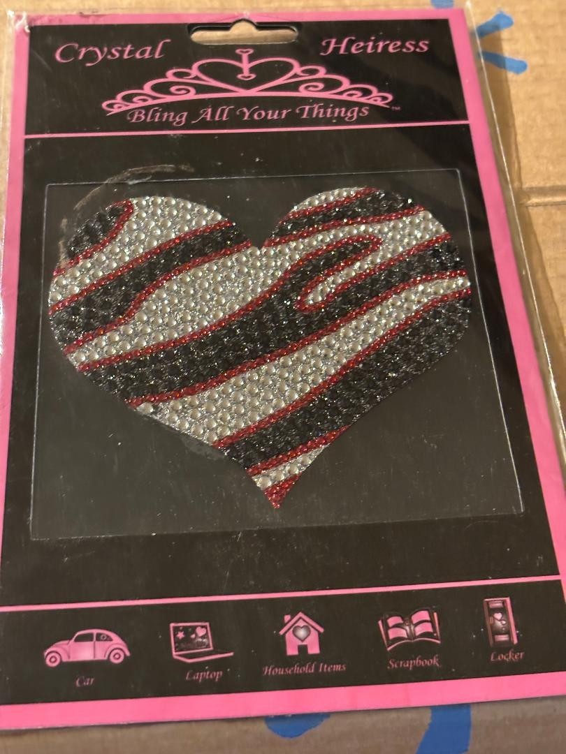 Large Heart Sticker. New in Package. As Shown. gallery