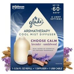 Glade Aromatherapy Diffuser & Essential Oil Air Freshener Choose Calm Lavender