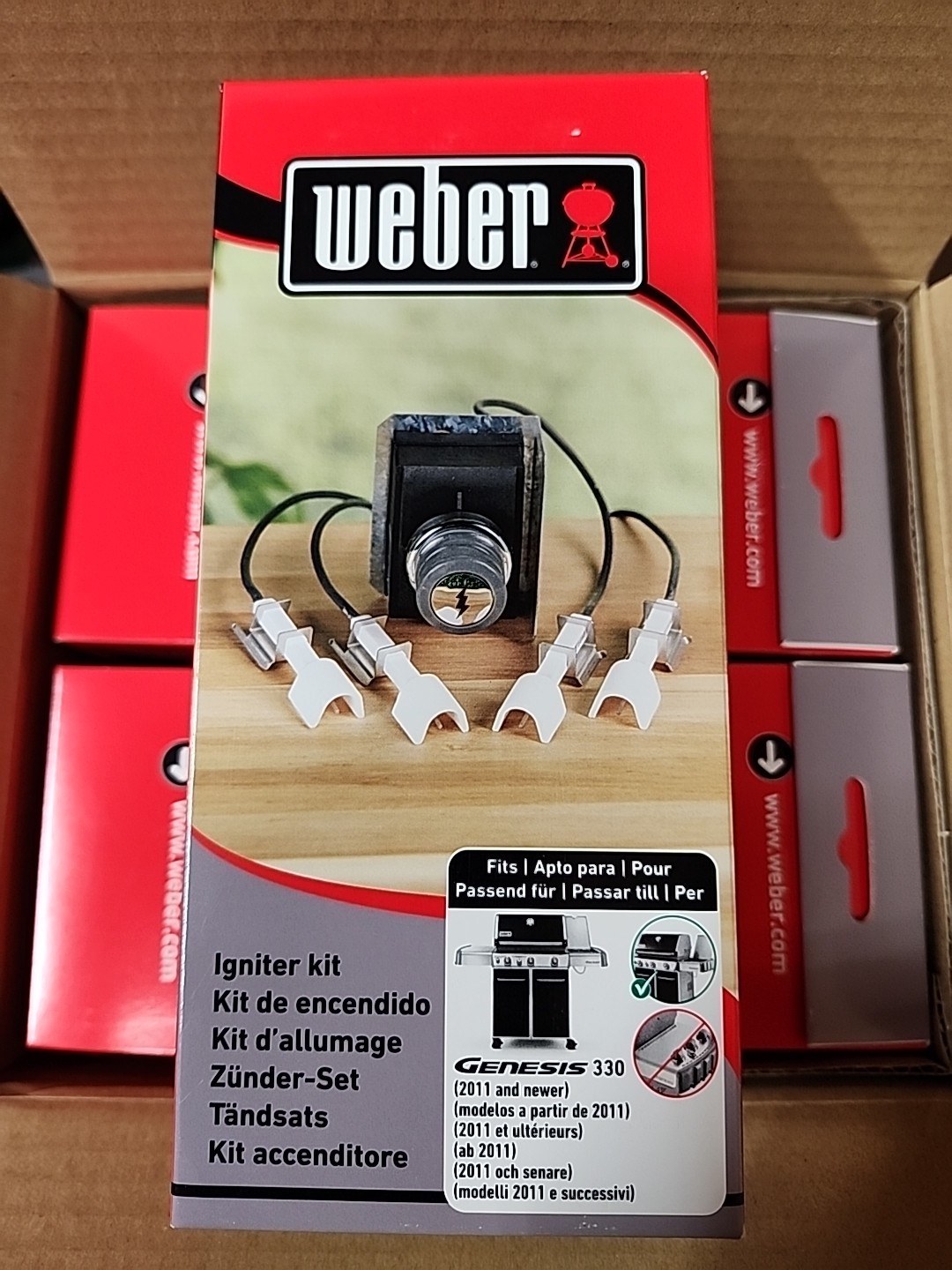 Weber Igniter Kit for Genesis 330 Gas Grill with Front Mounted Control Panel-NOB gallery