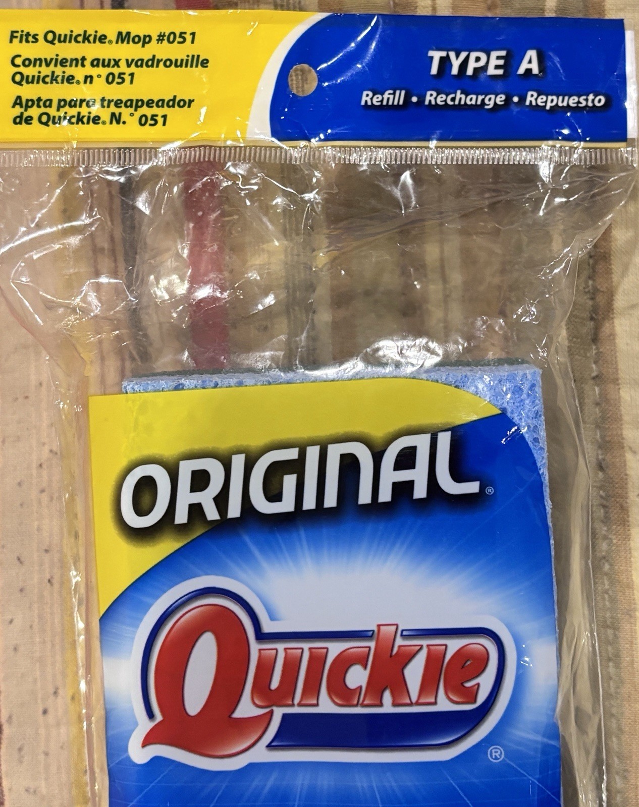 NEW - Quickie Super Squeeze Mop TYPE A Refill #051 Dual Sponge Technology #0512 gallery