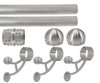 Wall Bar Mount Foot Rail Bracket Kit - 2"OD Stainless Steel Tubing gallery