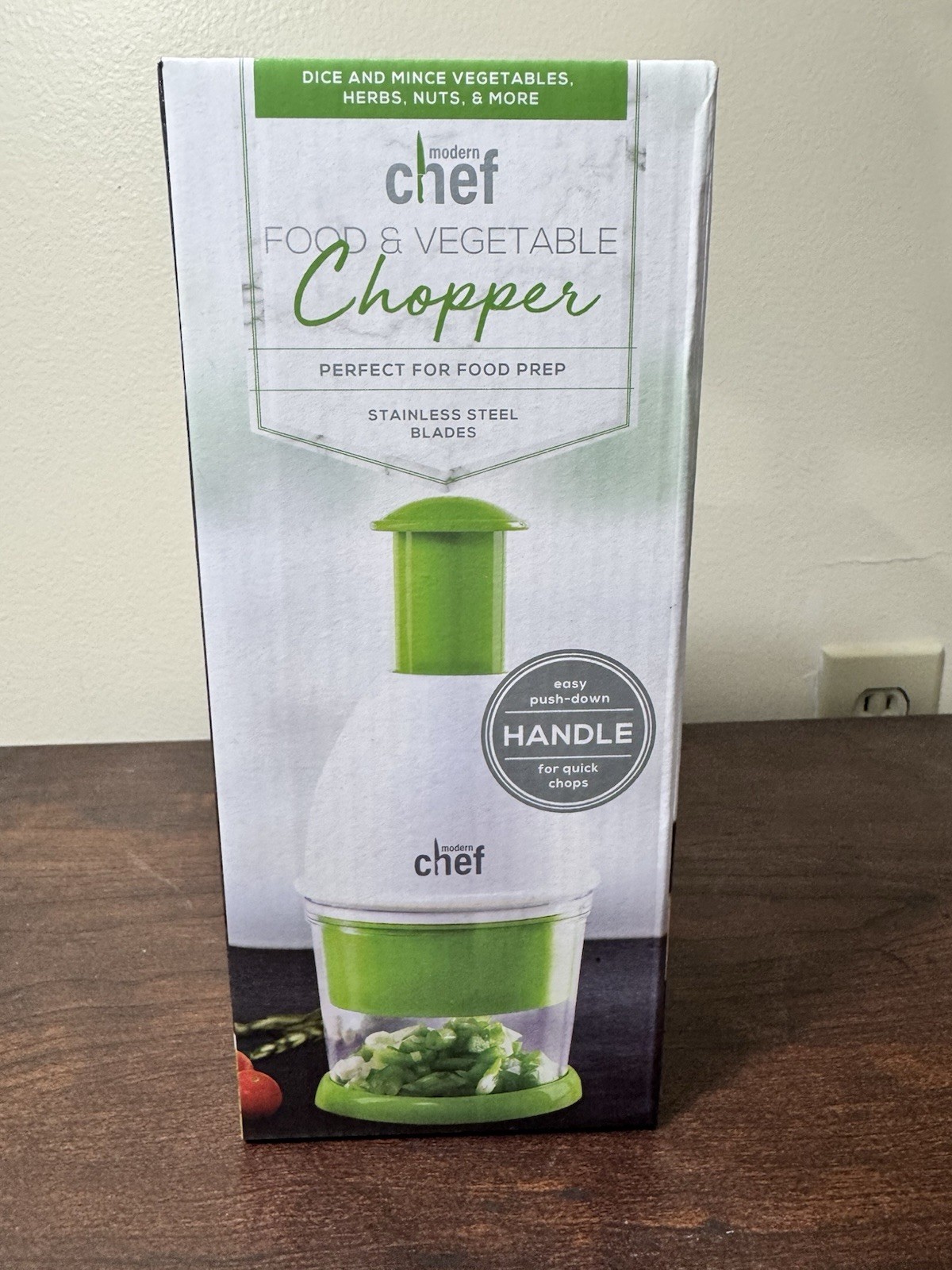 Modern Chef Food & Vegetable Chopper MC6350 - Manual Push Dicer - New in Box gallery