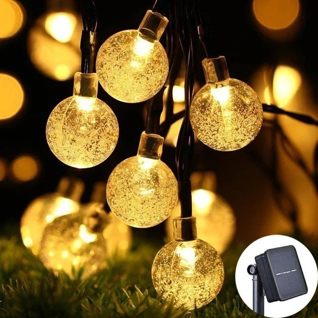 LED Solar String Lights Outdoor Garden Yard Decor Lamp Waterproof Fairy Light gallery