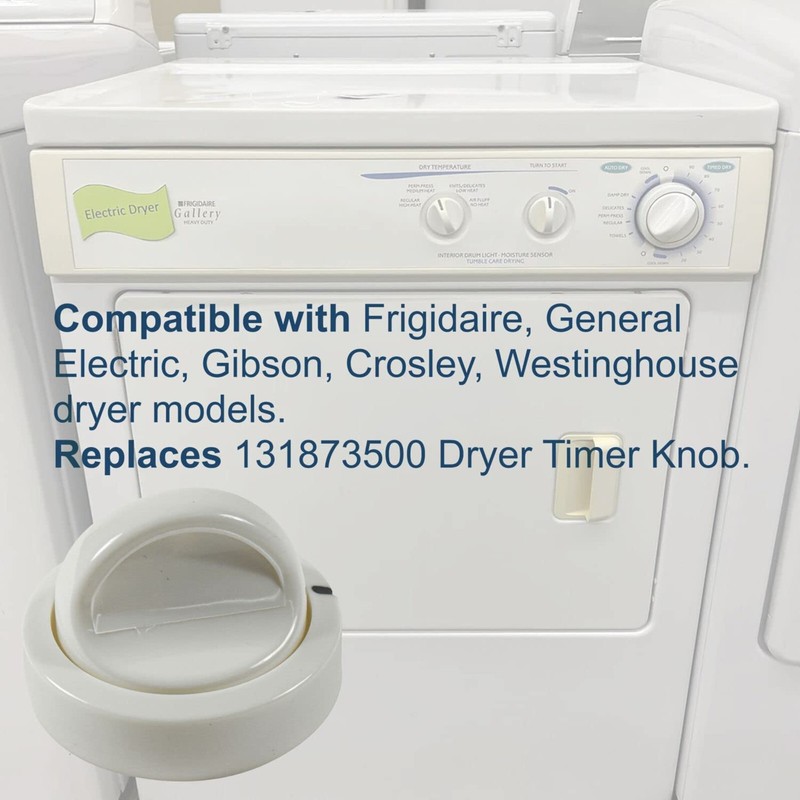 HQRP Dryer Timer Knob Switch for Frigidaire CR FE FG FS GL GS LE LF LG NG Series gallery