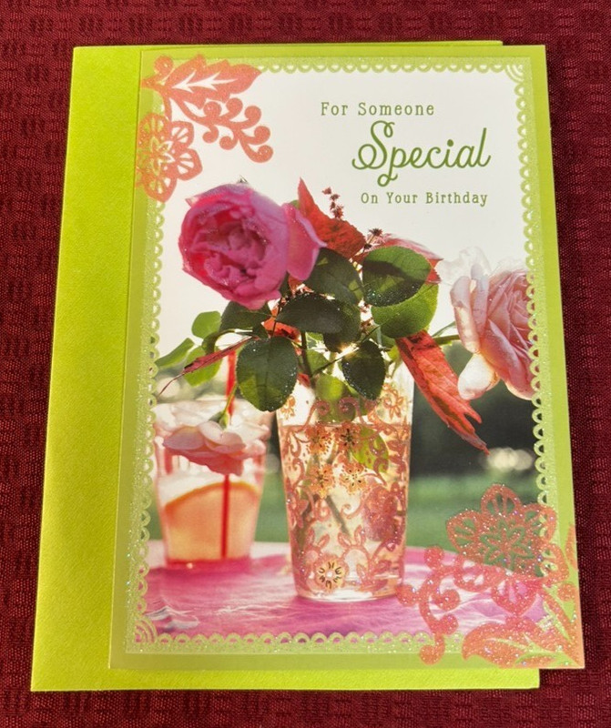 Happy Birthday Greeting Card & Envelope ~ For Someone Special gallery