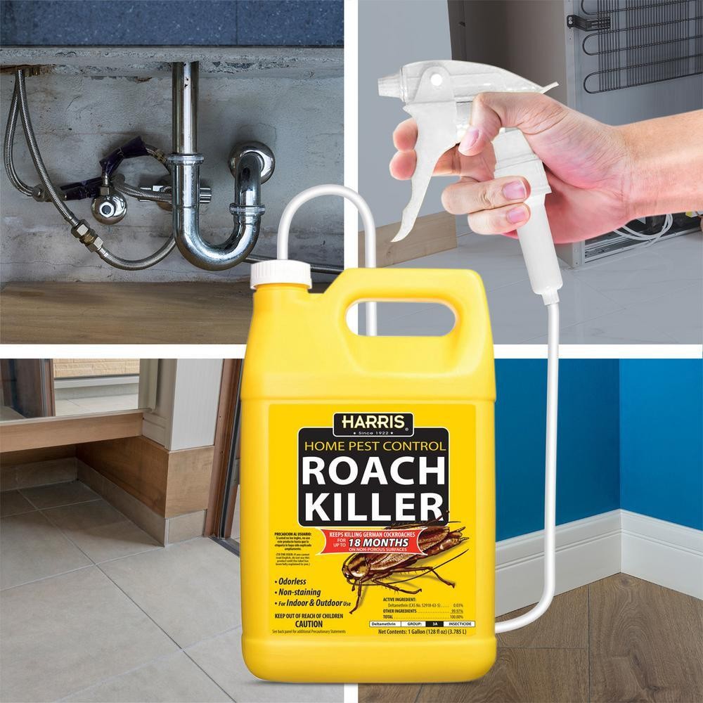 1 Gal. Roach Killer Spray , Included sprayer for easy application 128 fl oz. gallery