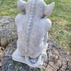 Concrete Contemplative Garden Gargoyle 11 Inches Tall gallery