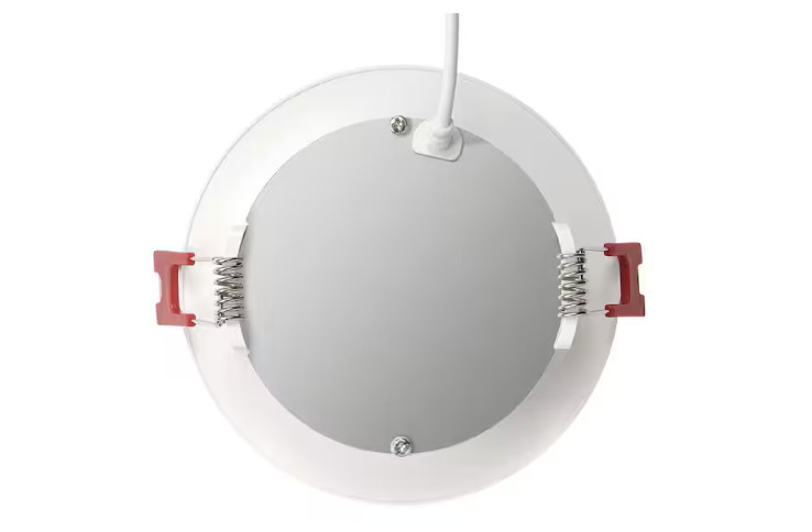 Commercial Electric Pro Value 4" Canless Recessed Light Adjustable CCT White 4PK gallery