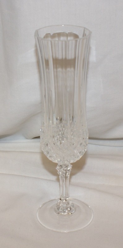Cristal D'Arques Longchamp Stemware Flute Wine Glass Candlestick Ice Tea Crystal gallery