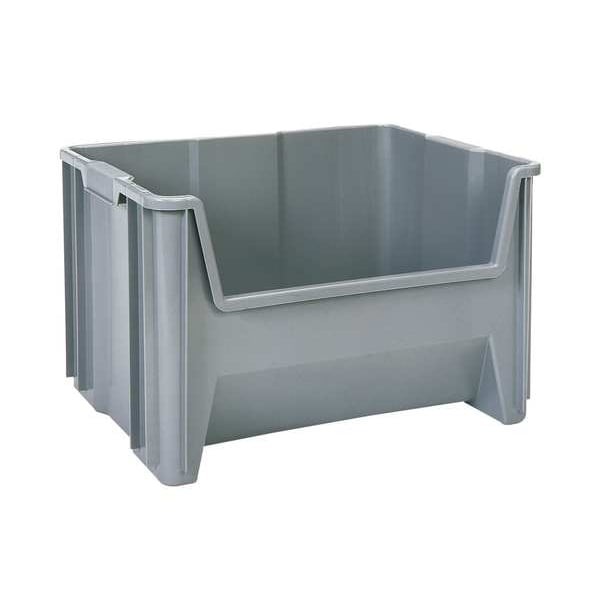 Akro-Mils 13014Blue Hang & Stack Storage Bin, Plastic, Blue, 12 1/2 In H, 10 gallery