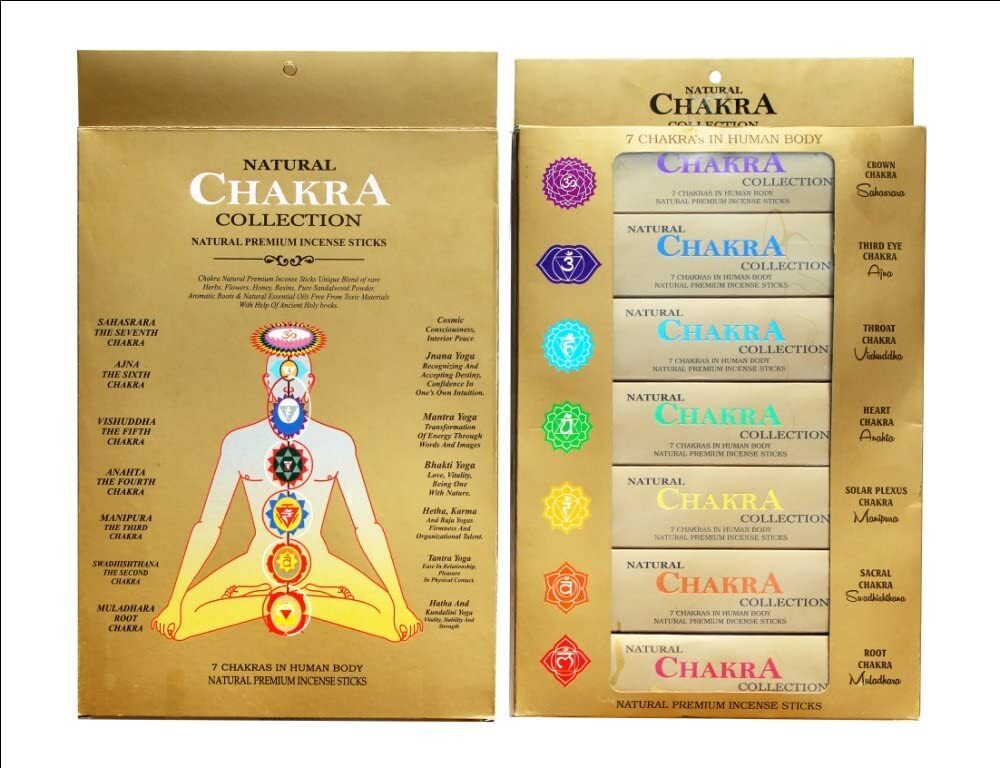 AYURVEDIC 7 Chakra Incense Sticks Collection Set | Natural and Premium Incense gallery