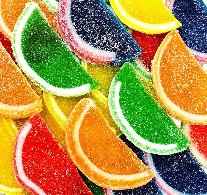 Bulk 5 lb Box Assorted BOSTON FRUIT SLICES - Regular Size - 6 Flavors gallery
