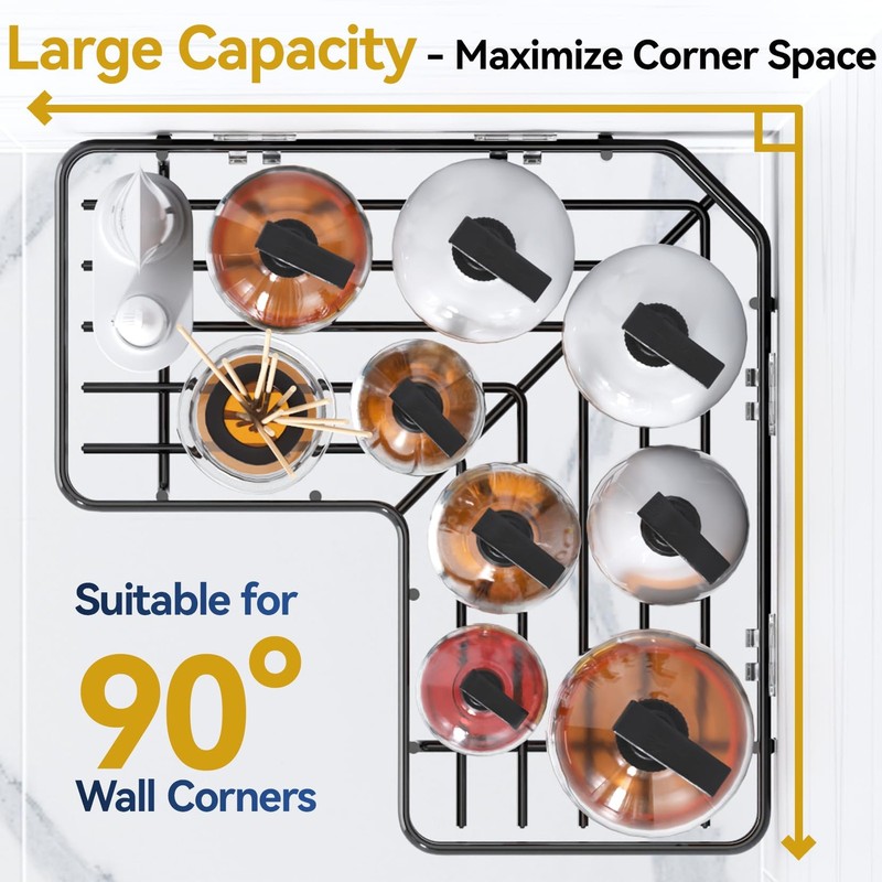 Corner Shower Caddy 2 Pack, No Drill Adhesive Shower Storage Shelves, Rustpro... gallery