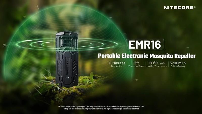 Nitecore - EMR16 - Portable Electronic Mosquito Repellent with Battery... gallery