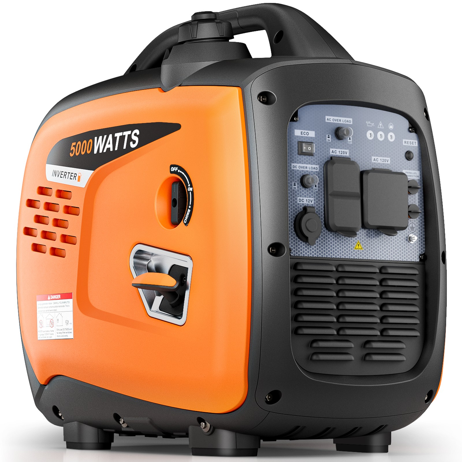 Mutaomay 5000W Gas Inverter Generator Quiet Portable for RV Camping / Home Use gallery