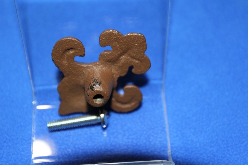 FLEUR DE LIS drawer/door pull,knob,Victorian decor,kitchen decor,gifts F-8 gallery