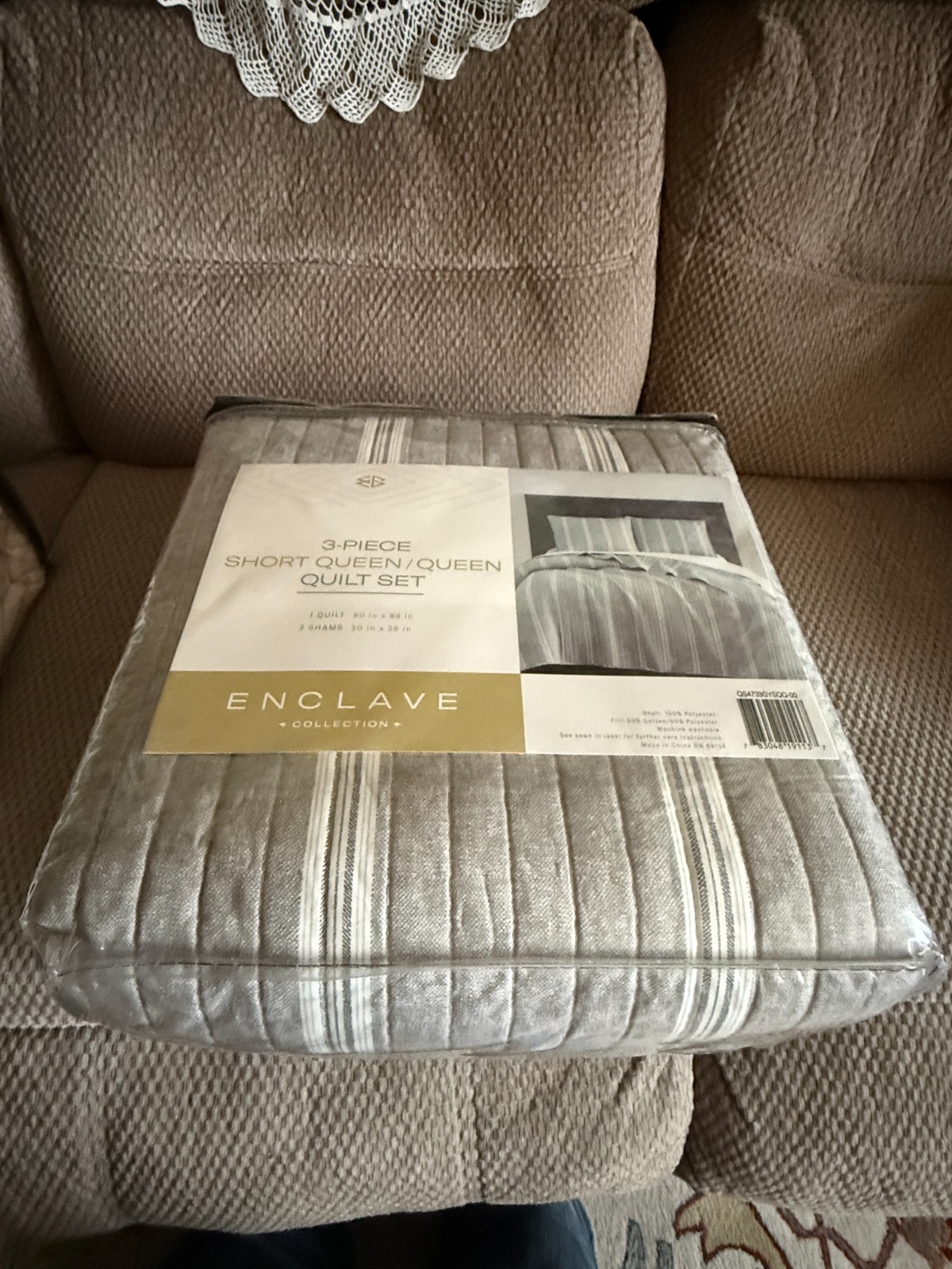 3 Piece Short Queen Quilt Set – NEW gallery