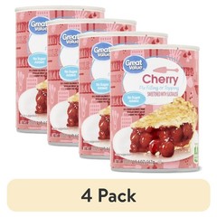 (4 pack) No Sugar Added Cherry Pie Filling or , 20 oz