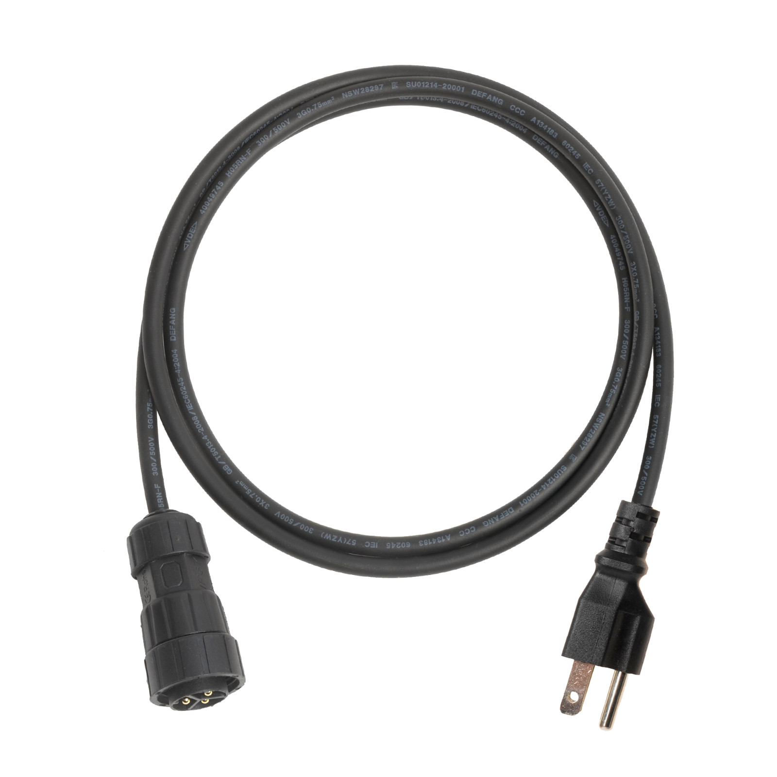 AC Plug Cable Solar Inverter M25 Waterproof Grid Tie Inverter Plug 1.5 meter gallery