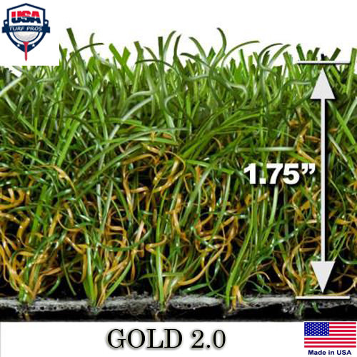 Gold 90 Synthetic Landscape Fake Grass Artificial Pet Turf Lawn 6" x 6" Sample gallery