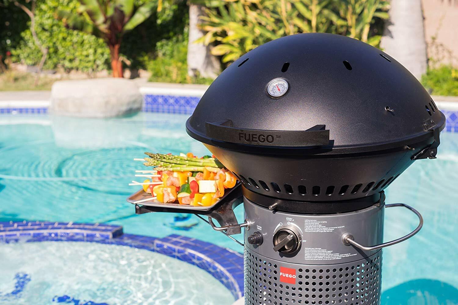 Fuego FEACS1 Element & Professional Clip-On Side Shelf Outdoor BBQ Accessories gallery