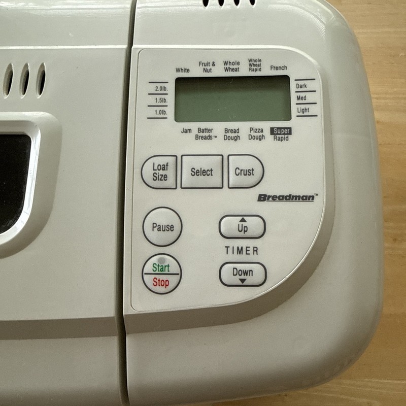 Breadman Plus TR845 Bread Maker Breadmaker Super Rapid 59 Minute gallery
