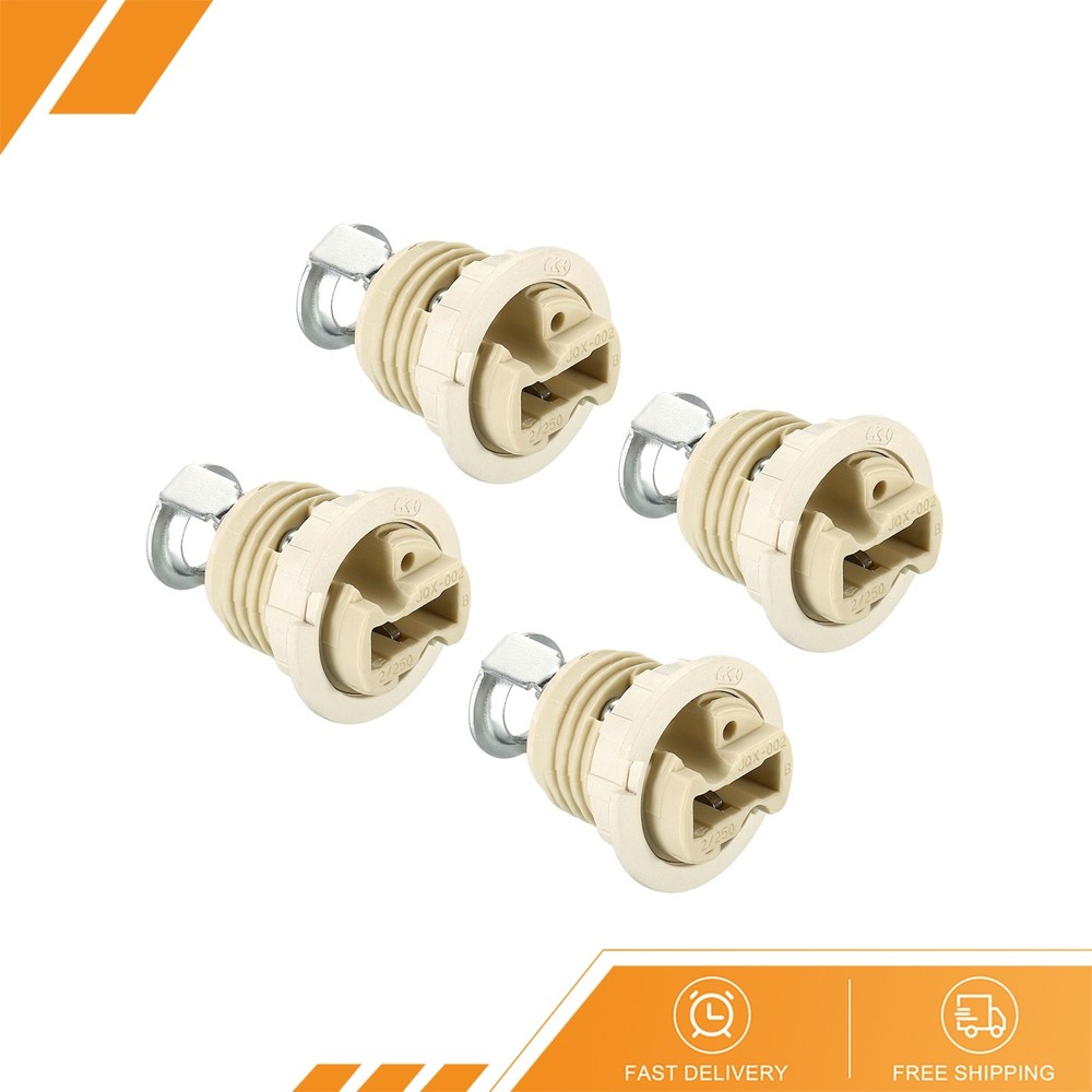 4 Pack - G9 Light Base Socket Ceramic Lamp Holder Connector Lighting Replacement