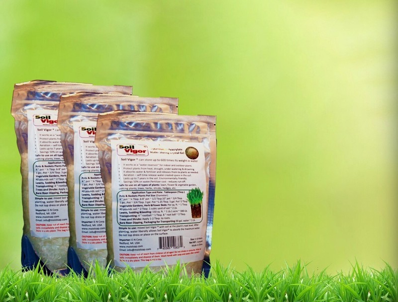 Soil Vigor Potassium Super Absorbent Polymer, Enhances Plant Care 2 Pounds gallery
