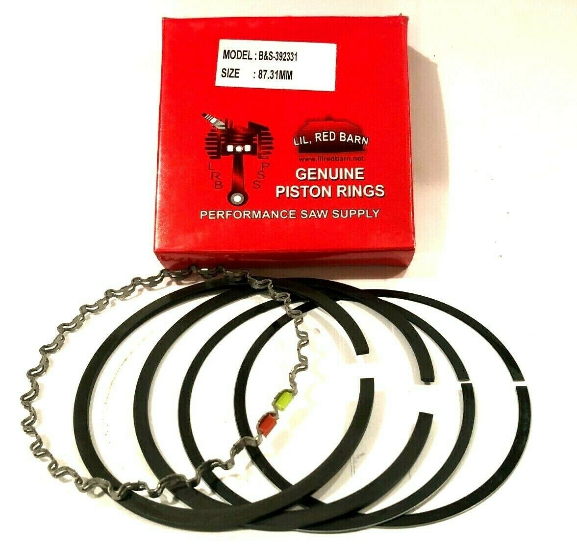 1 SET PISTON RINGS FITS BRIGGS AND STRATTON 16HP & 18HP TWIN OPPOSED TWIN L HEAD gallery