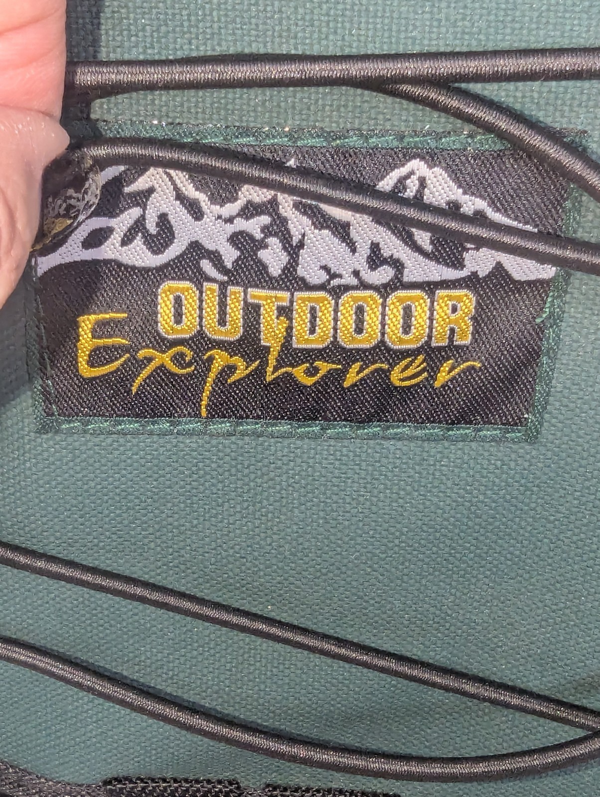 Outdoor Explorer Green & Black 18" x 13" Backpack 2