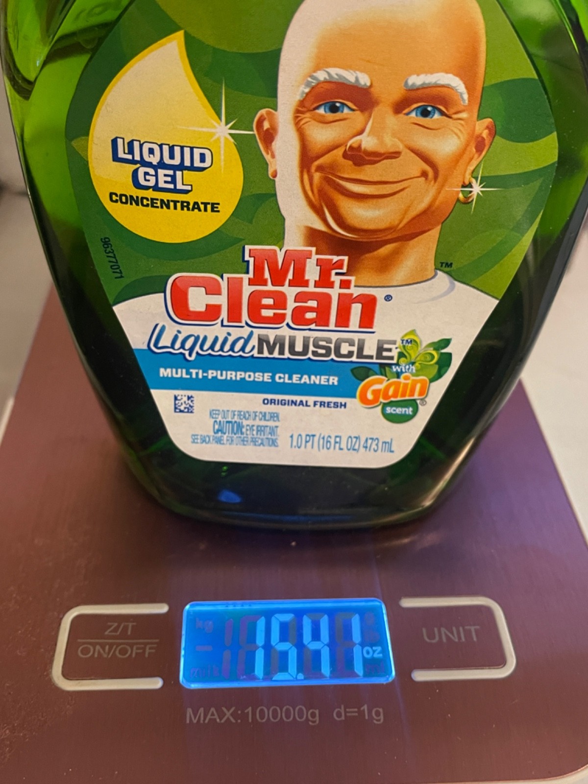 Mr. Clean Liquid Muscle Gel Cleaner Gain Scent 16oz Discontinued Formula gallery