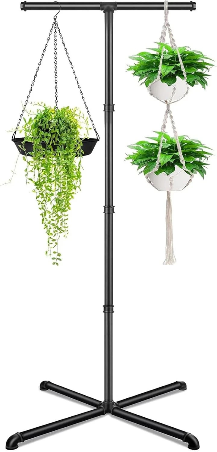 Plant Hanger Indoor, Hanging Plant Stand Heavy Duty Metal Standing Plant gallery