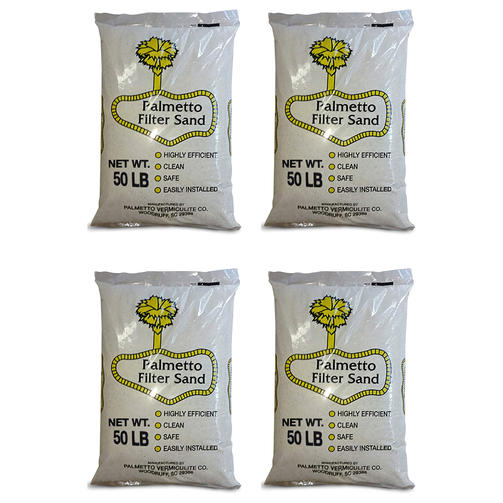 Palmetto Filter Sand for Residential Commercial Pool Filters, 50 lb (4 Pack) gallery