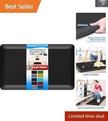 17”x24” Cushioned Kitchen Mat – Easy to Clean, Non-Slip, Water Resistant