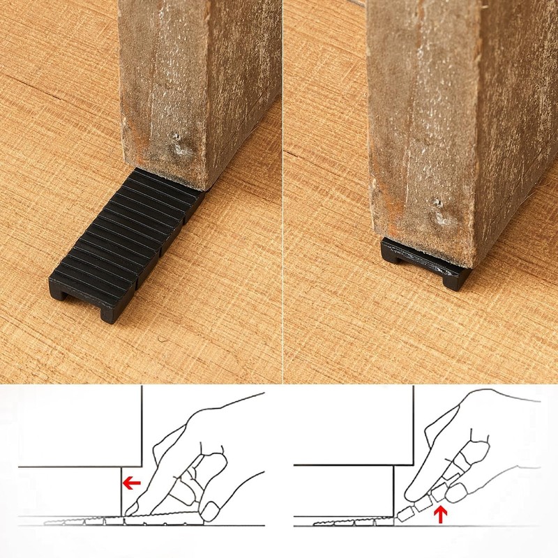 Multi-Purpose Plastic Shims - 12 Pack for Easy Leveling of Doors, Sheds & More gallery