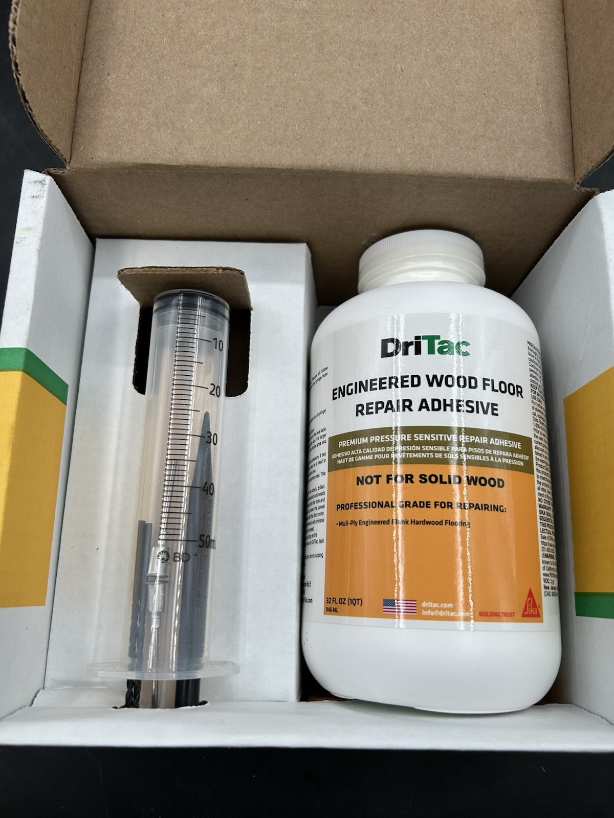 DriTac Engineered Wood Flooring Repair Kit 32oz gallery