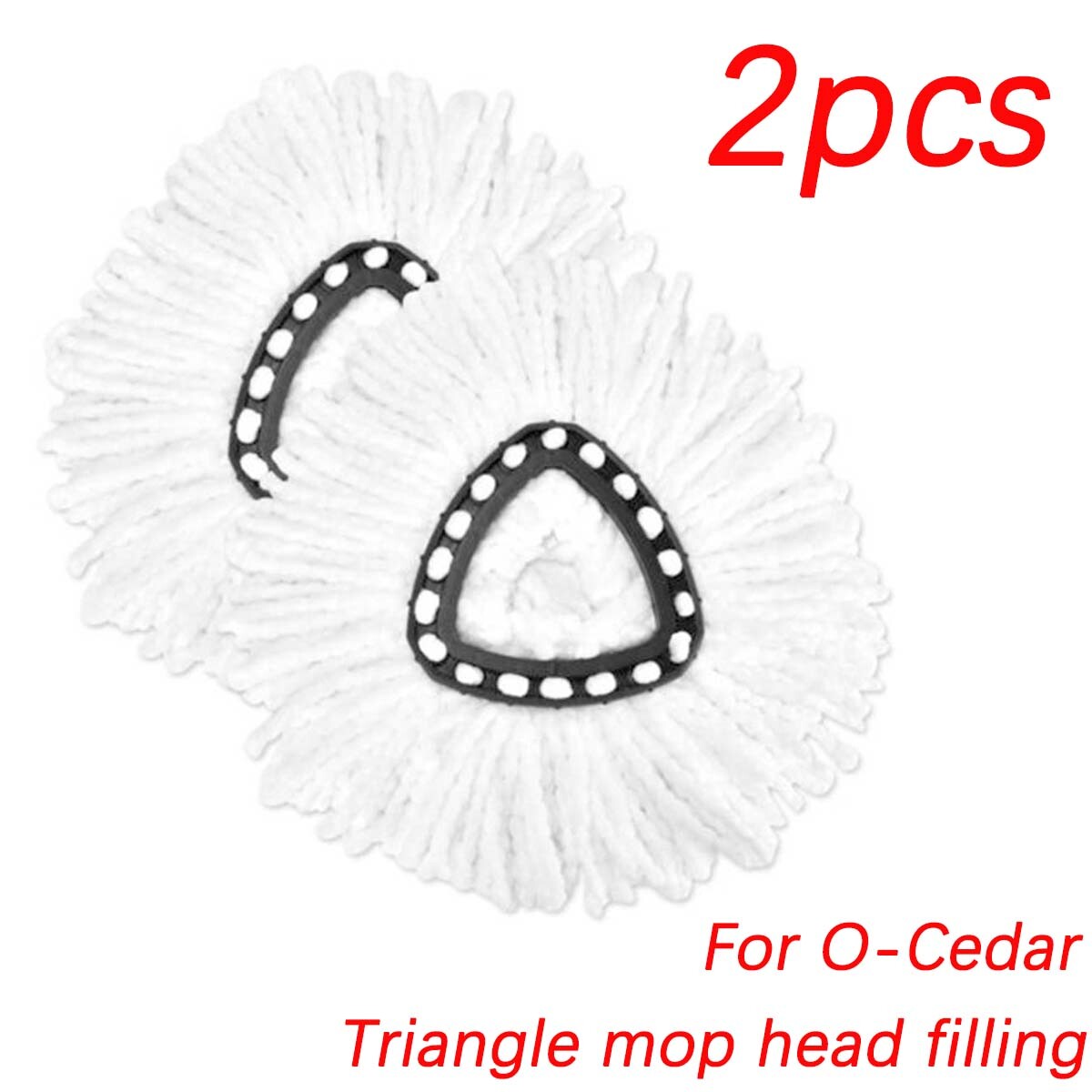 2x Replacement Heads Easy Cleaning Mopping Wring Refill Mop for O-Cedar Spin Mop gallery
