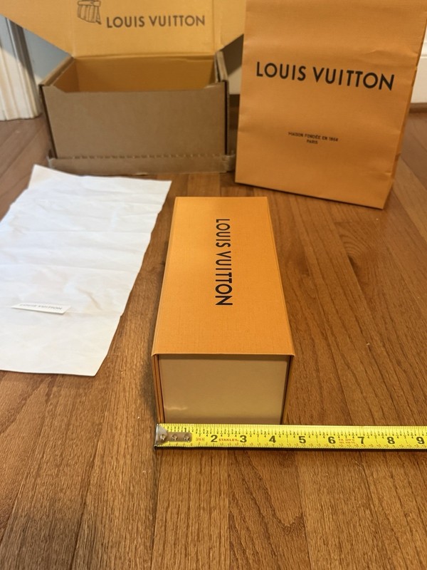 100% Authentic Louis Vuitton Empty Perfume/Cologne Box, Shop Bag, Shipping Box gallery