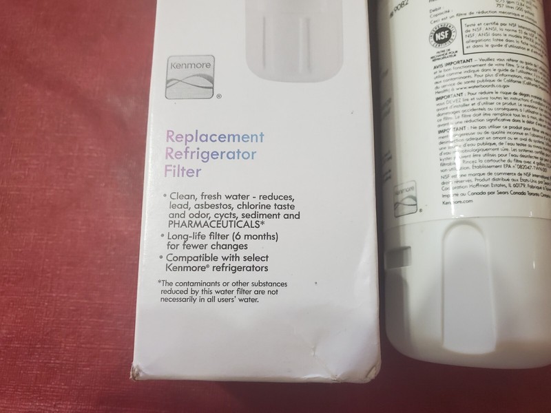 Kenmore Replacement Refrigerator Filter 9082 Long Life Filter Reduces Chlorine gallery