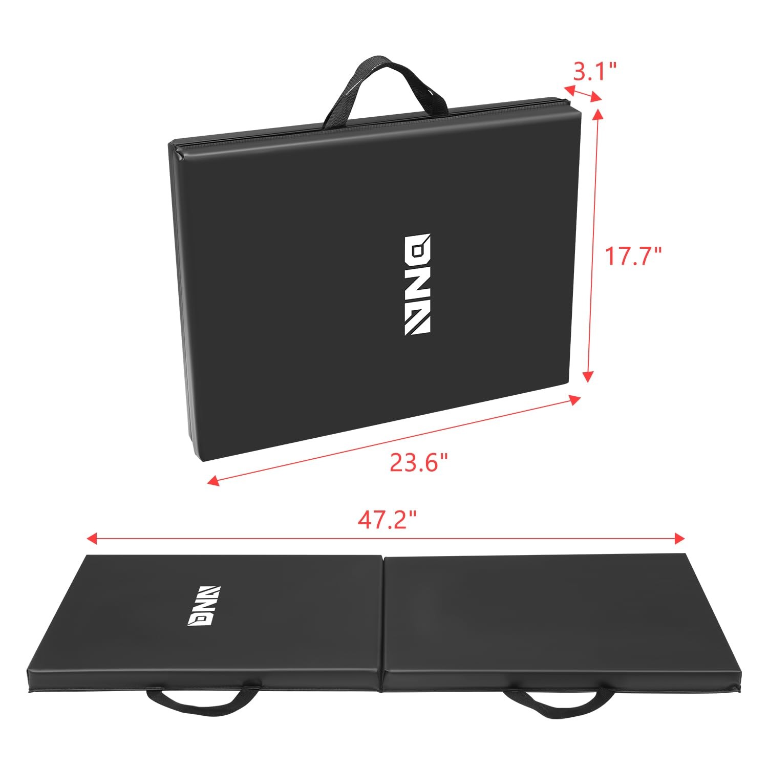 DNA Motoring Foldable Foam Kneeling Pad 43x17.7x1.6in Water Resistant Handle gallery